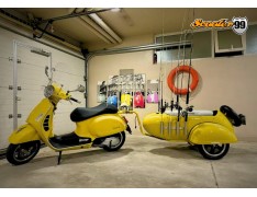 Trailer Kit for Vespa Yellow Fishing Edition